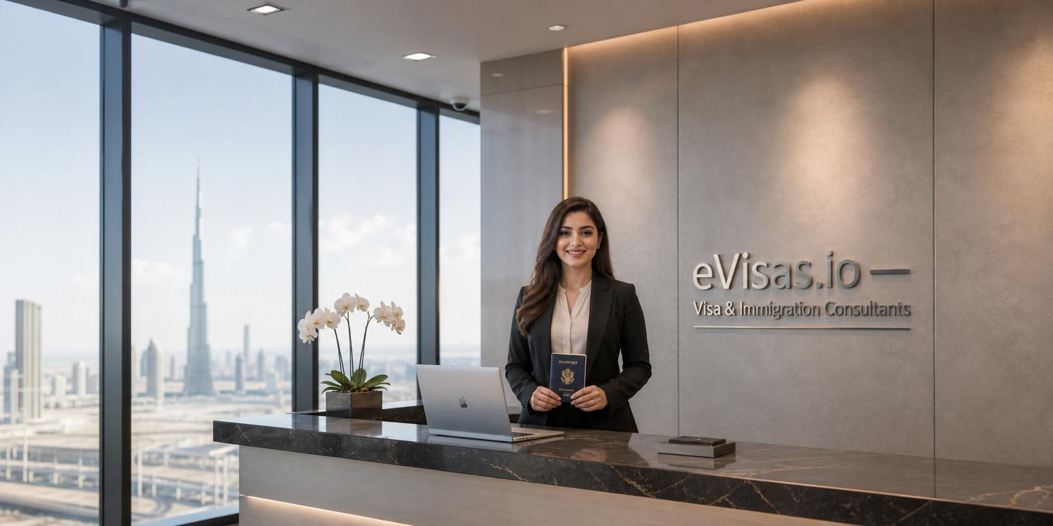 UAE-licensed Montserrat visa consultant helping a traveller